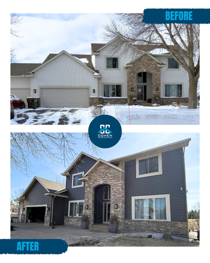 Siding and window replacement in Rogers, MN