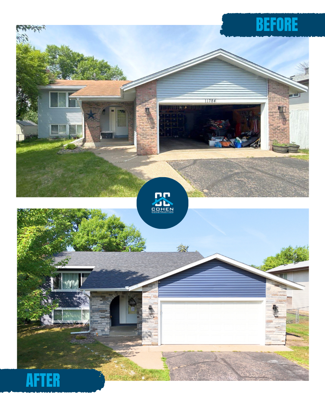 Roof, Siding, Windows, Soffit, Fascia, and Gutter replacement in Coon Rapids, MN