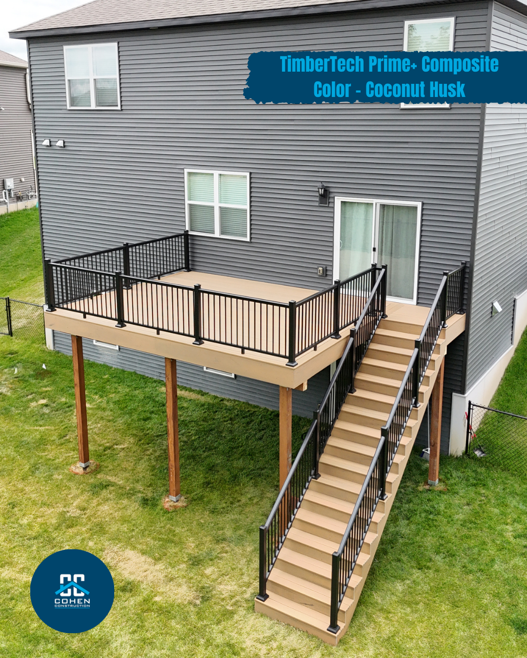 Timbertech Prime+ Composite Deck build in Rogers, MN