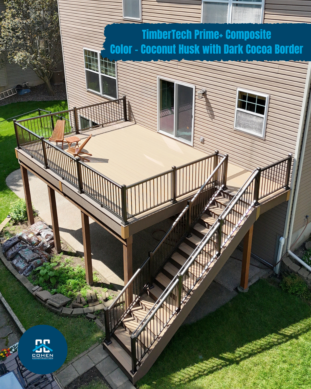 TimberTech Prime+ Composite Deck Build in St. Michael, MN
