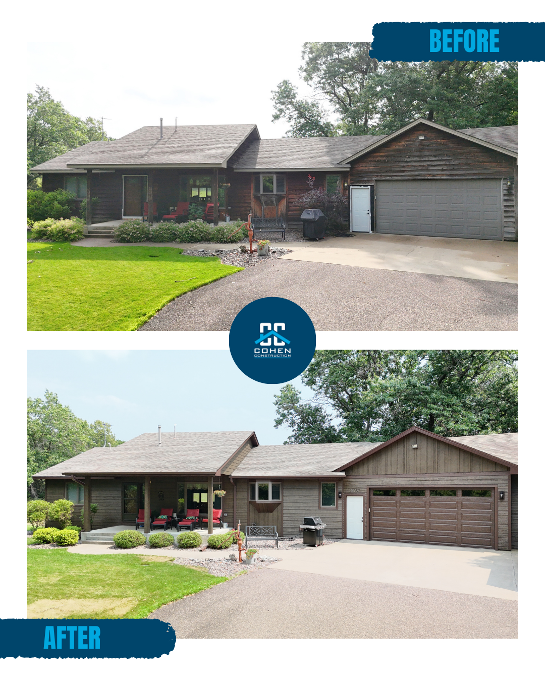 Diamond Kote Siding, Soffit, Fascia, and Gutter replacement in Big Lake, MN